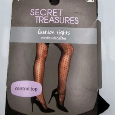 Secret Treasures Size 5, Control Top Tights, Super Opaque